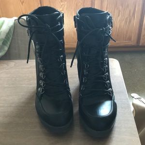 Guess Heel combat boots
